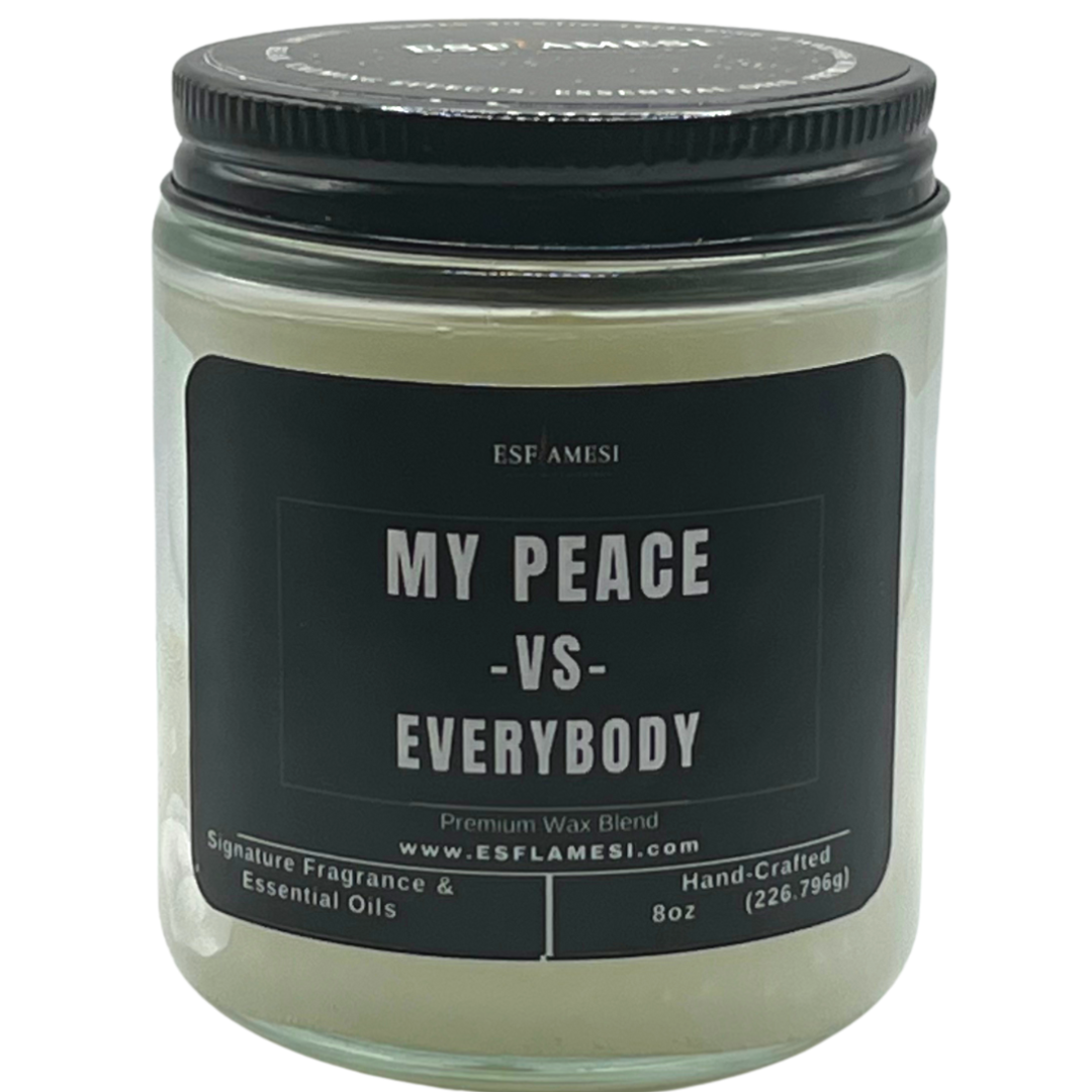Peace Candle - Scented Candles - Aromatherapy Candles - Essential Oil Candles - vs Everybody