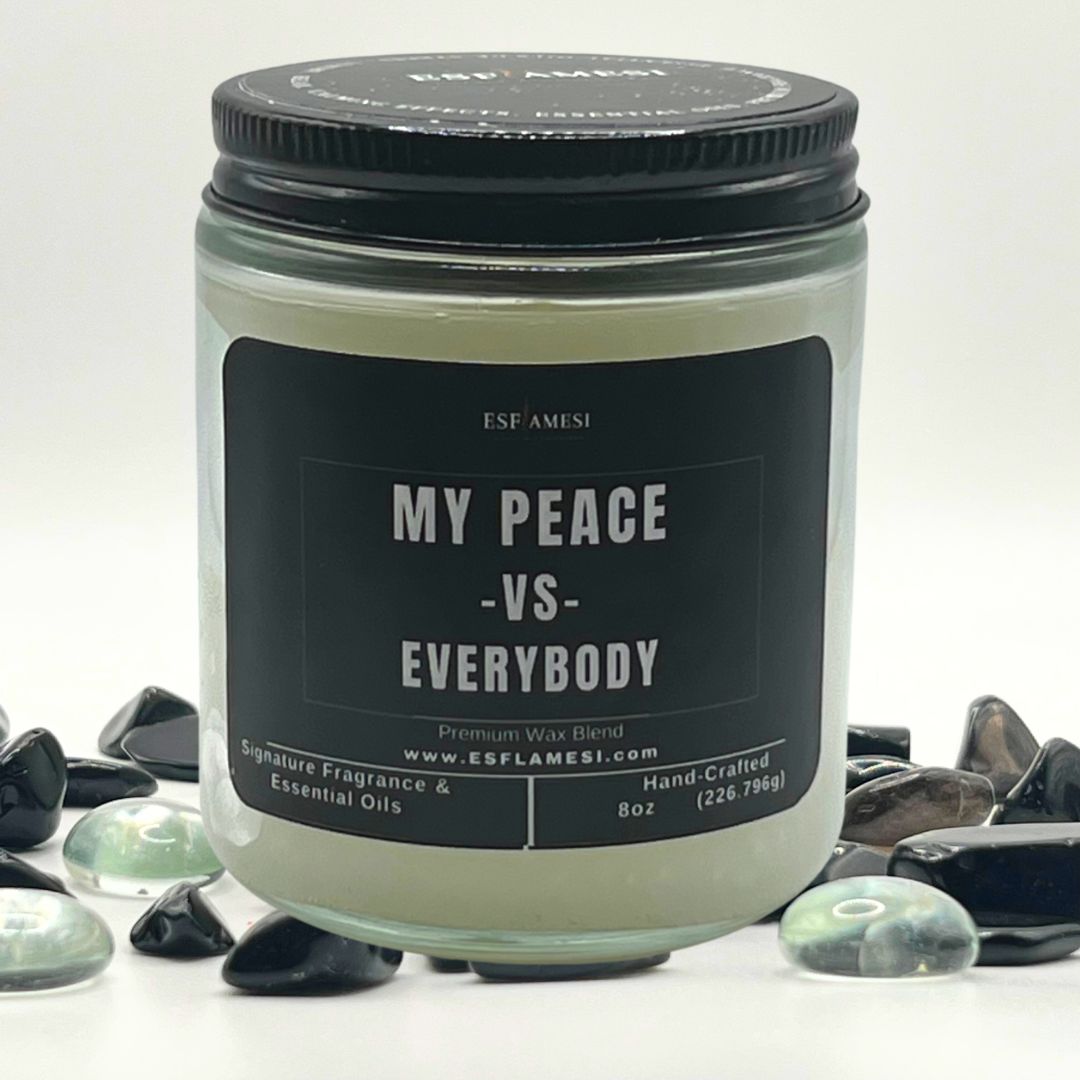 Peace Candle - Scented Candles - Aromatherapy Candles - Essential Oil Candles - vs Everybody