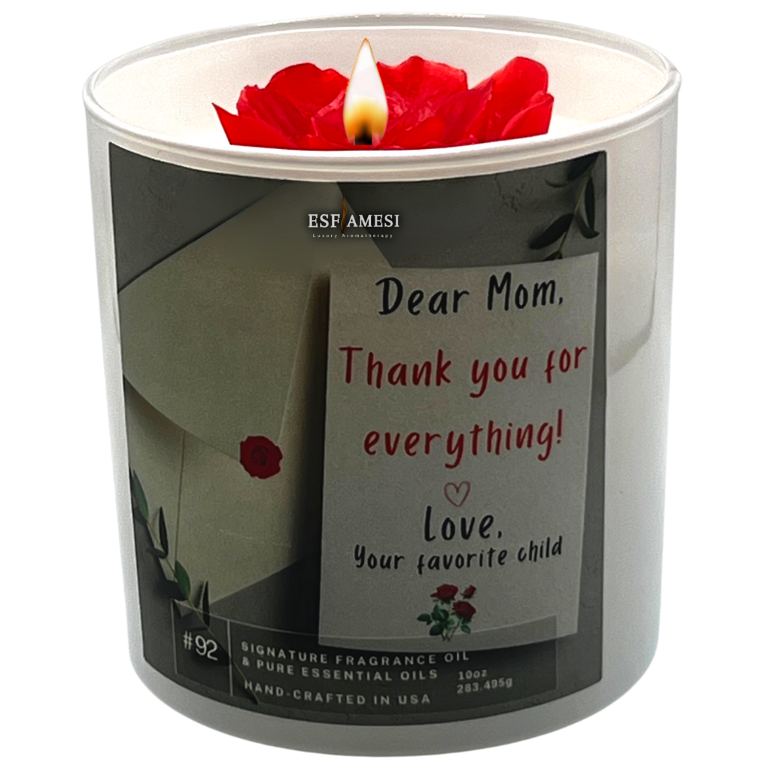 Thank You Mom Candle, Scented Candle