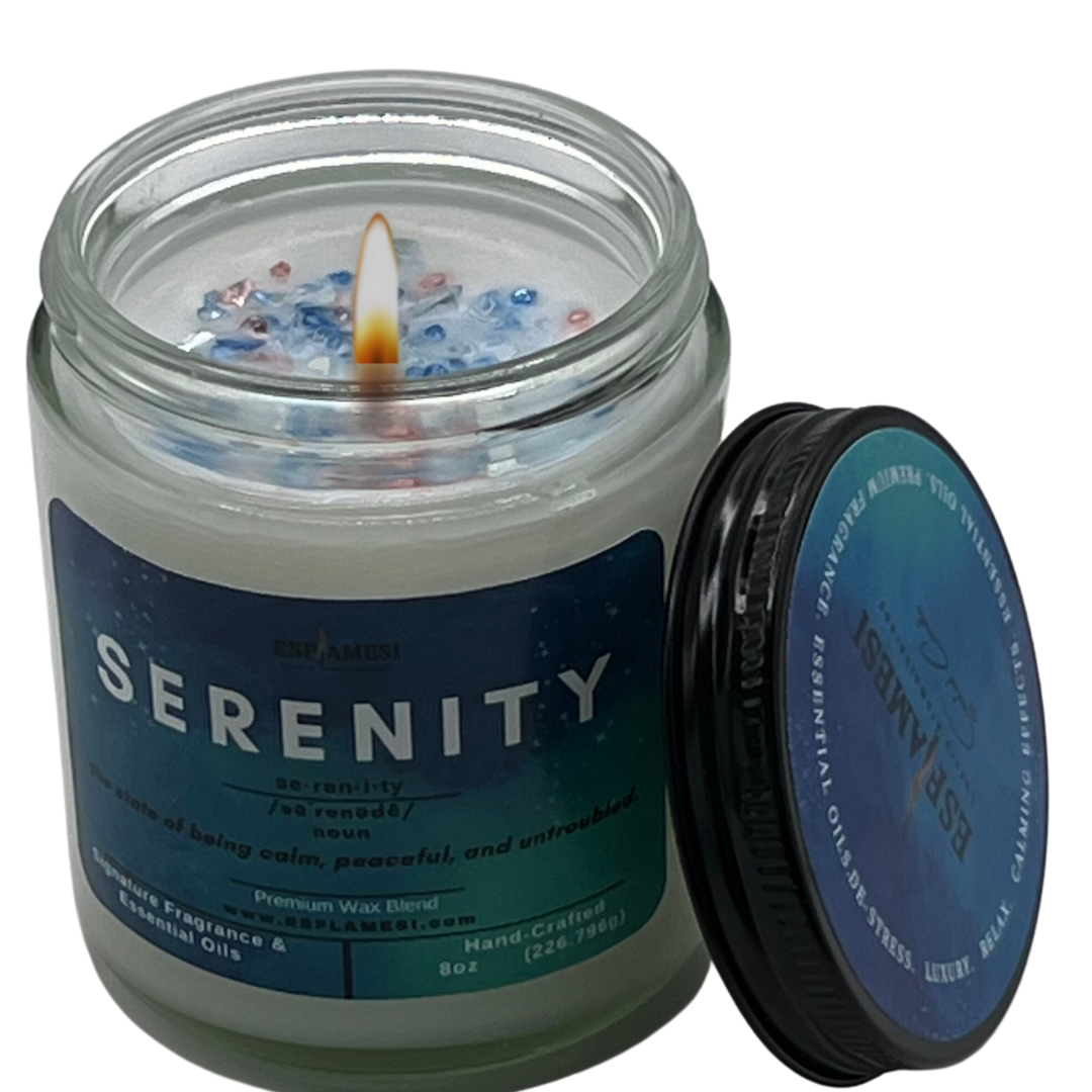 Lavender Candle - Serenity Candle - Aromatherapy Candle
