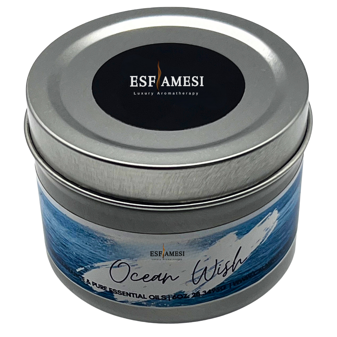 Ocean Scented | Scented Candle | STRONGLY SCENTED | Lasting Aromatherapy | Handcrafted