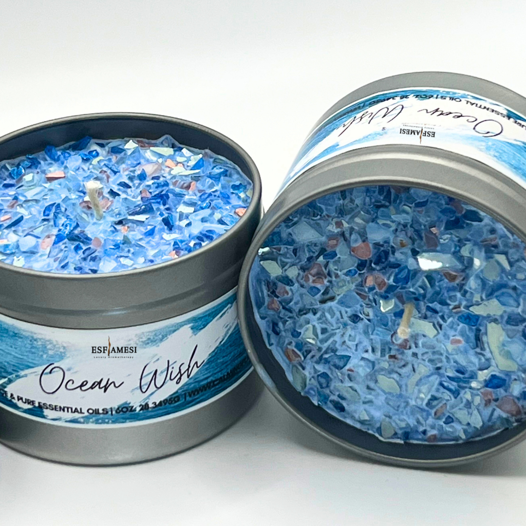 Ocean Scented | Scented Candle | STRONGLY SCENTED | Lasting Aromatherapy | Handcrafted