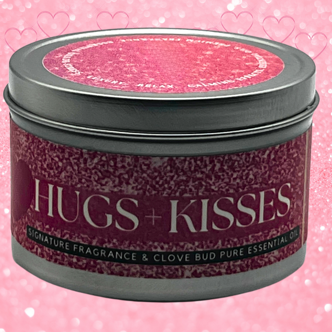 Scented Candle - Clove Bud "HUGS + KISSES CANDLE" Aromatherapy Candle