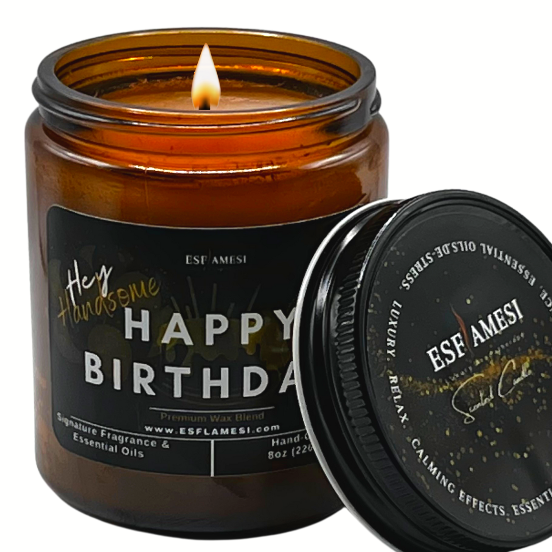 Candle Gifts Scented Candle Happy Birthday Candle for him gifts 
