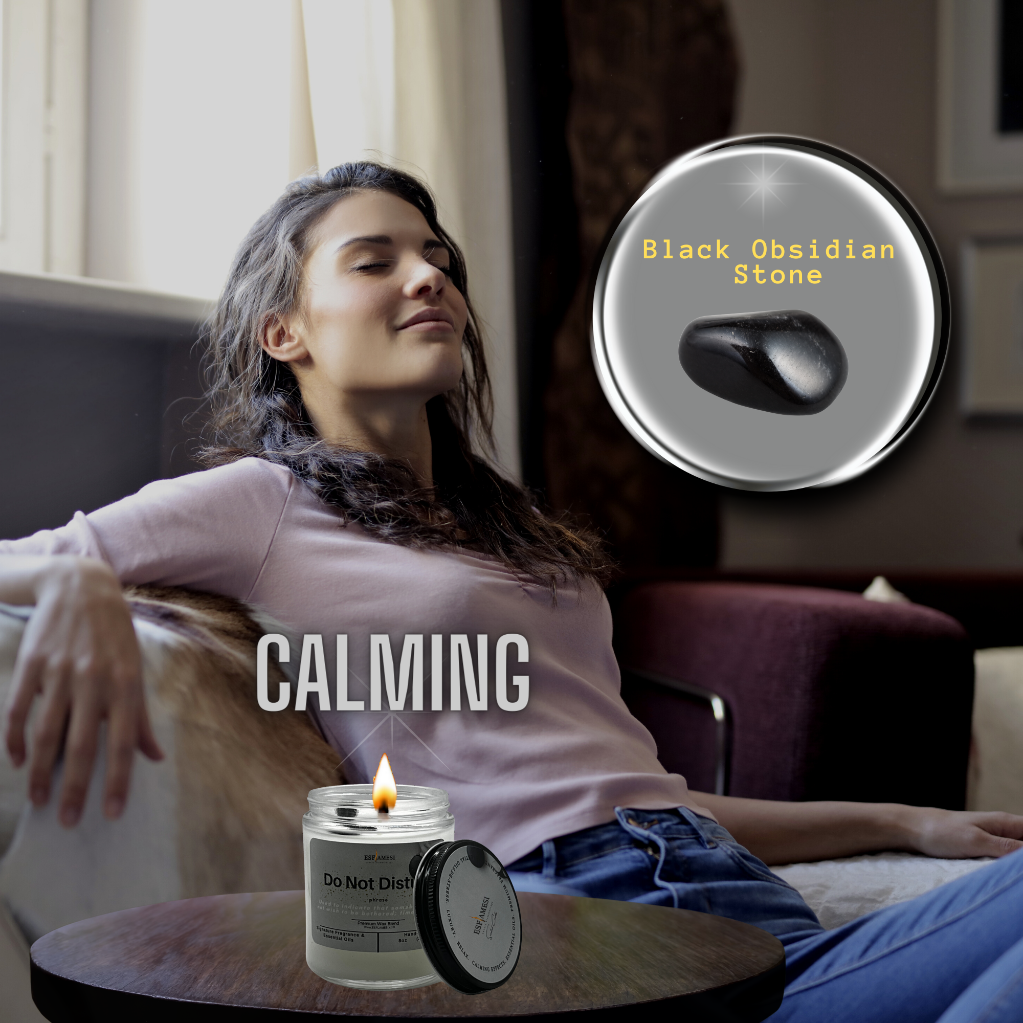 Scented Candle | Frankincense and Lavender "Do Not Disturb" Aromatherapy Candles| Handcrafted