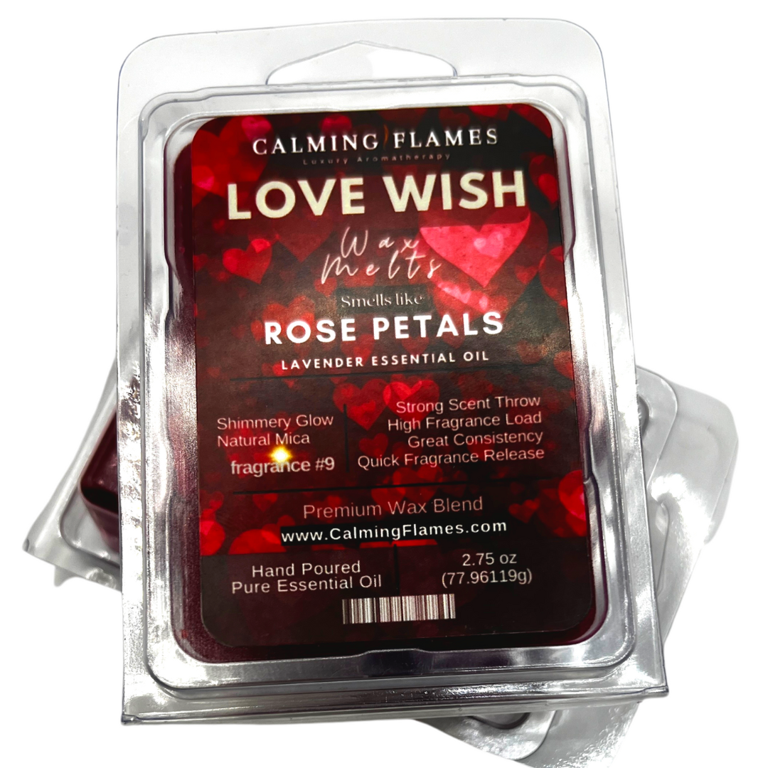 Rose Petals & Lavender "Love Wish" Wax Melts (2-Packs)