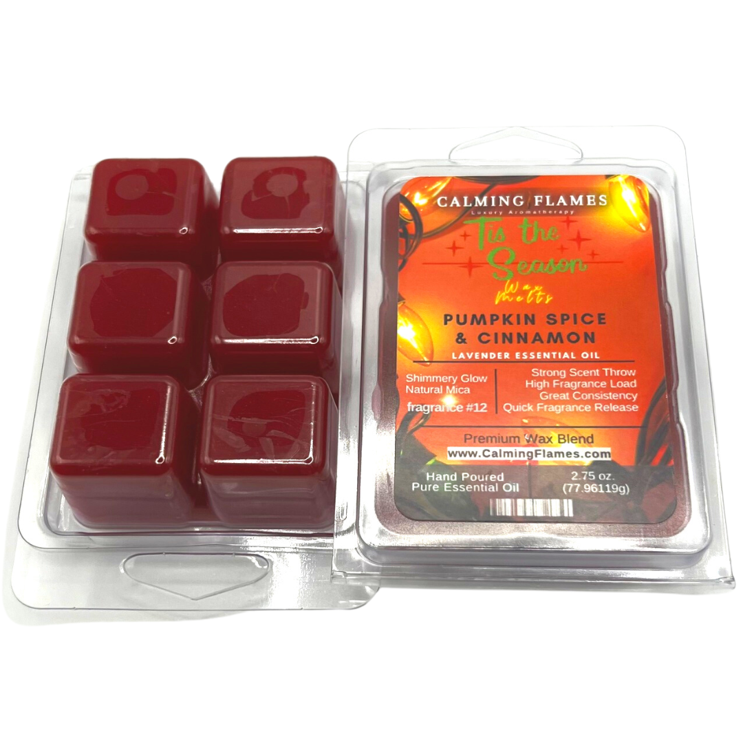 Pumpkin & Cinnamon "Tis the Season" Wax Melts (2-Packs)