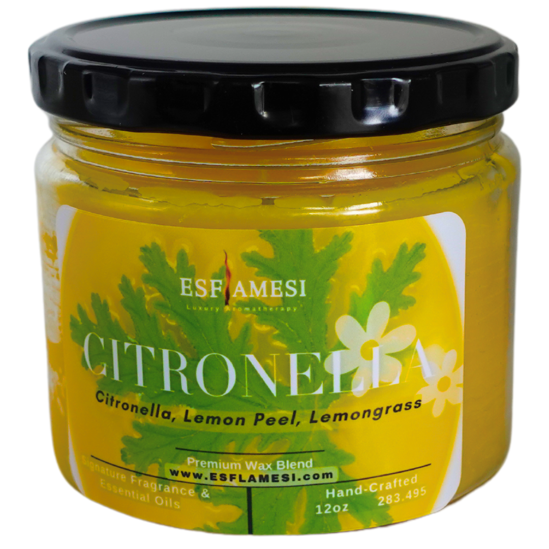 Scented Candles | CITRONELLA Scent | Outdoor Candle | Handcrafted