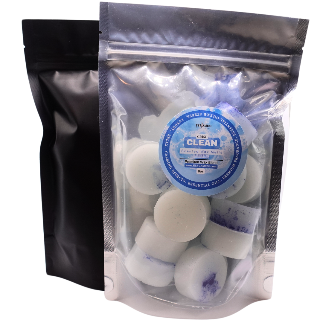 Crisp Clean Wax Melts | Strongly Scented | Fresh Linen Scent (8oz Bag)