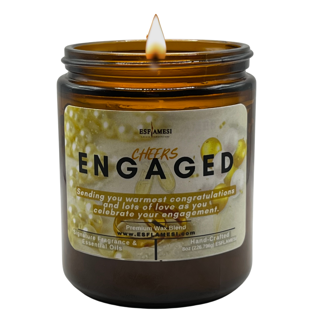 Frankincense |CHEERS ENGAGED CANDLE | Aromatherapy Candle Gifts