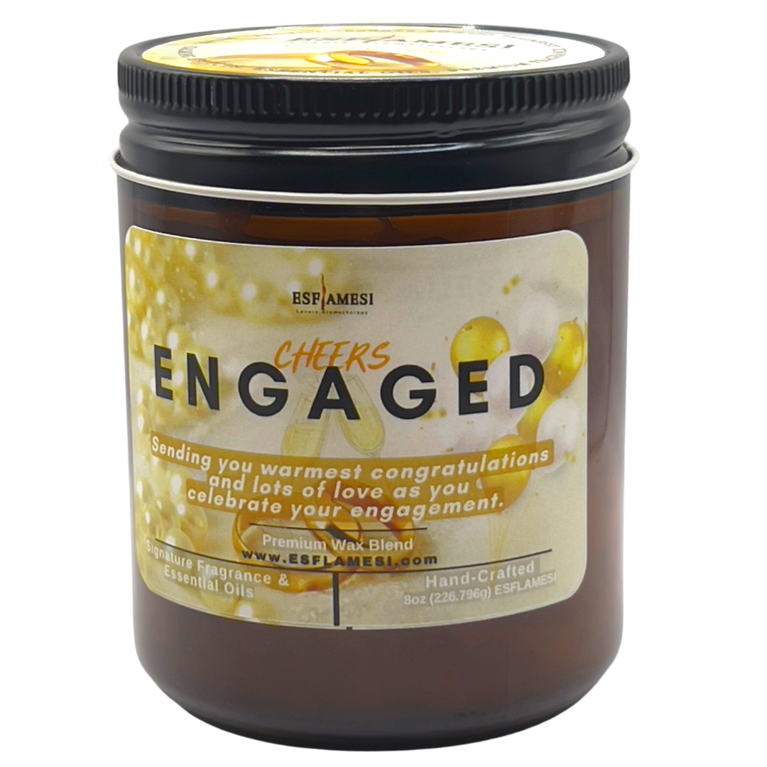 Frankincense |CHEERS ENGAGED CANDLE | Aromatherapy Candle Gifts