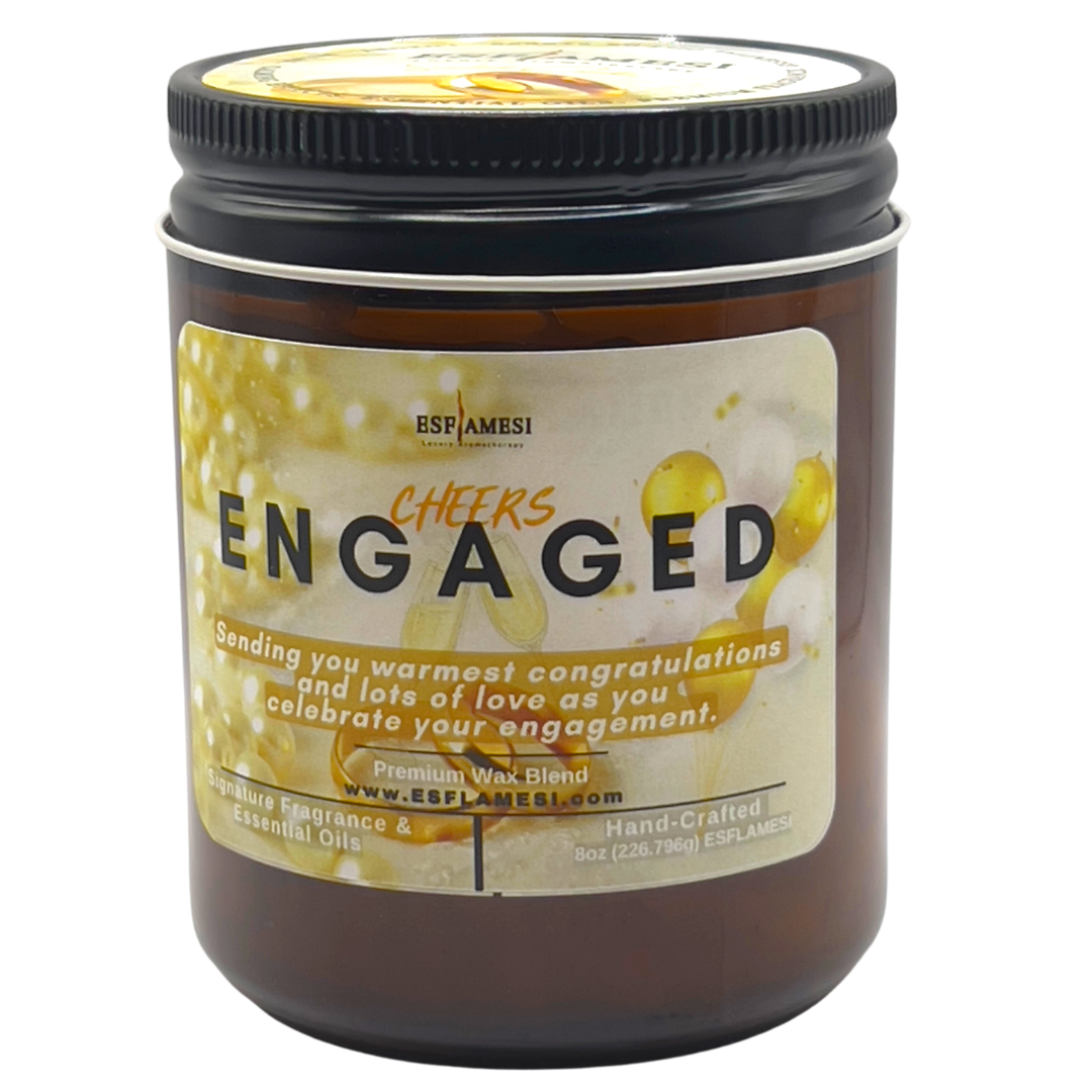 Frankincense |CHEERS ENGAGED CANDLE | Aromatherapy Candle Gifts