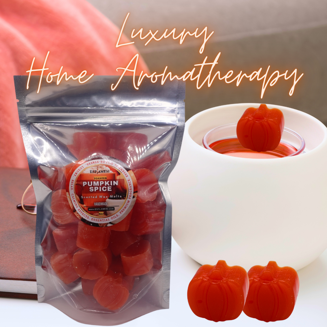 Toasted Pumpkin Spice Wax Melts | Strongly Scented (8oz Bag)