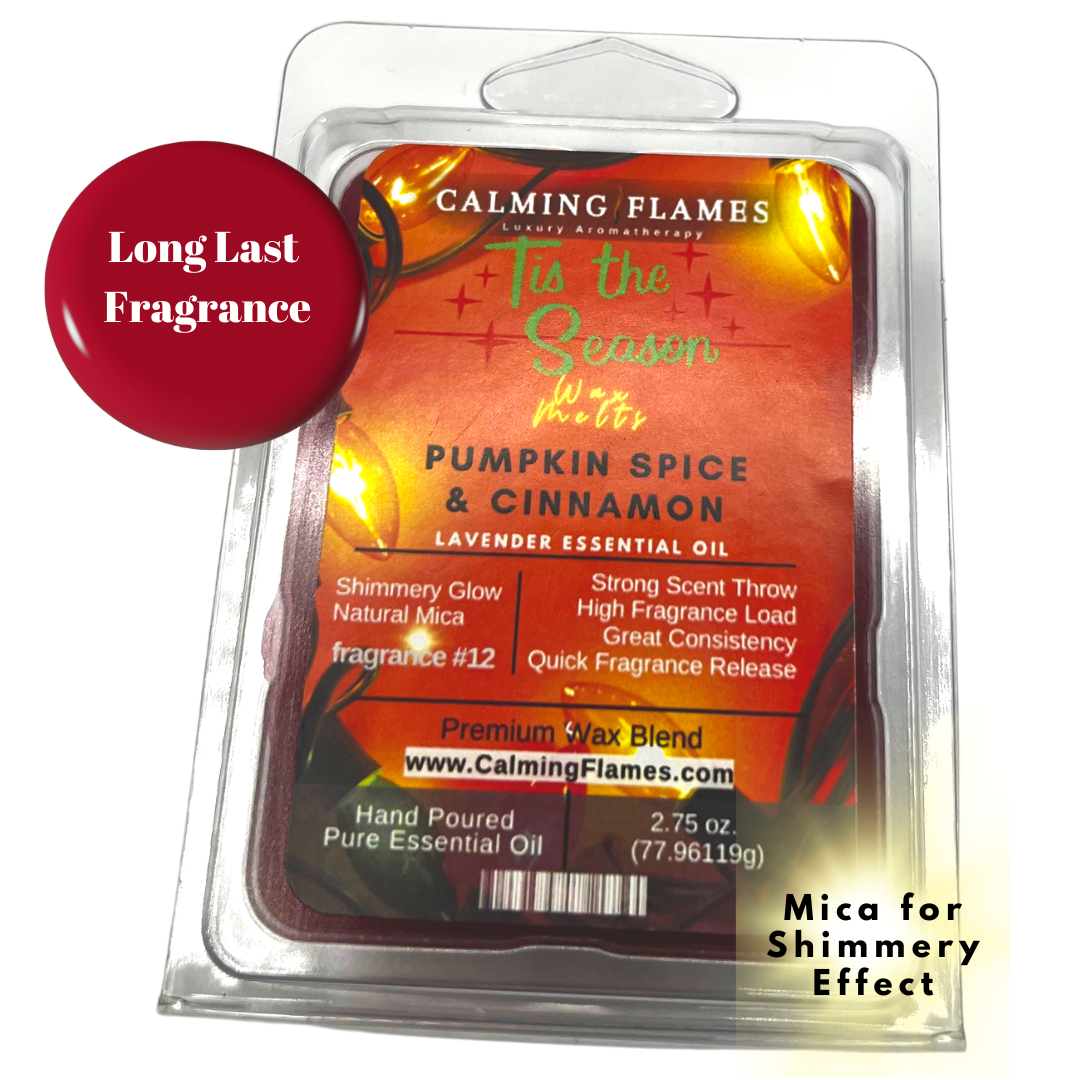 Pumpkin & Cinnamon "Tis the Season" Wax Melts (2-Packs)