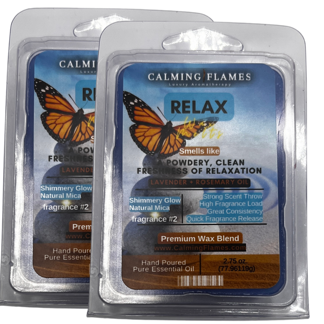 WAX MELTS | Fresh Baby Powder Scent | HIGHLY SCENTED | Lasting Home Fragrance | Handcrafted | (2-Packs)