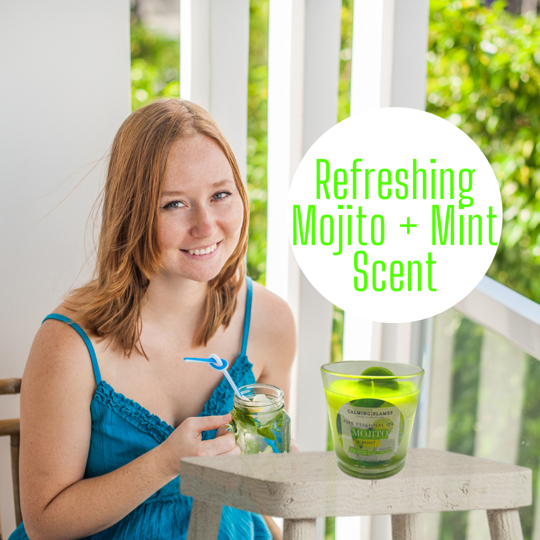 Scented Candles | Mojito + Mint | Aromatherapy Candle