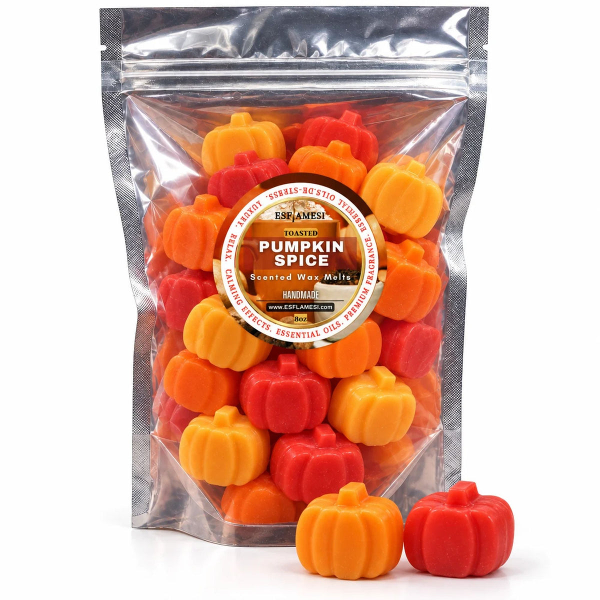 Toasted Pumpkin Spice Wax Melts | Strongly Scented (8oz Bag)