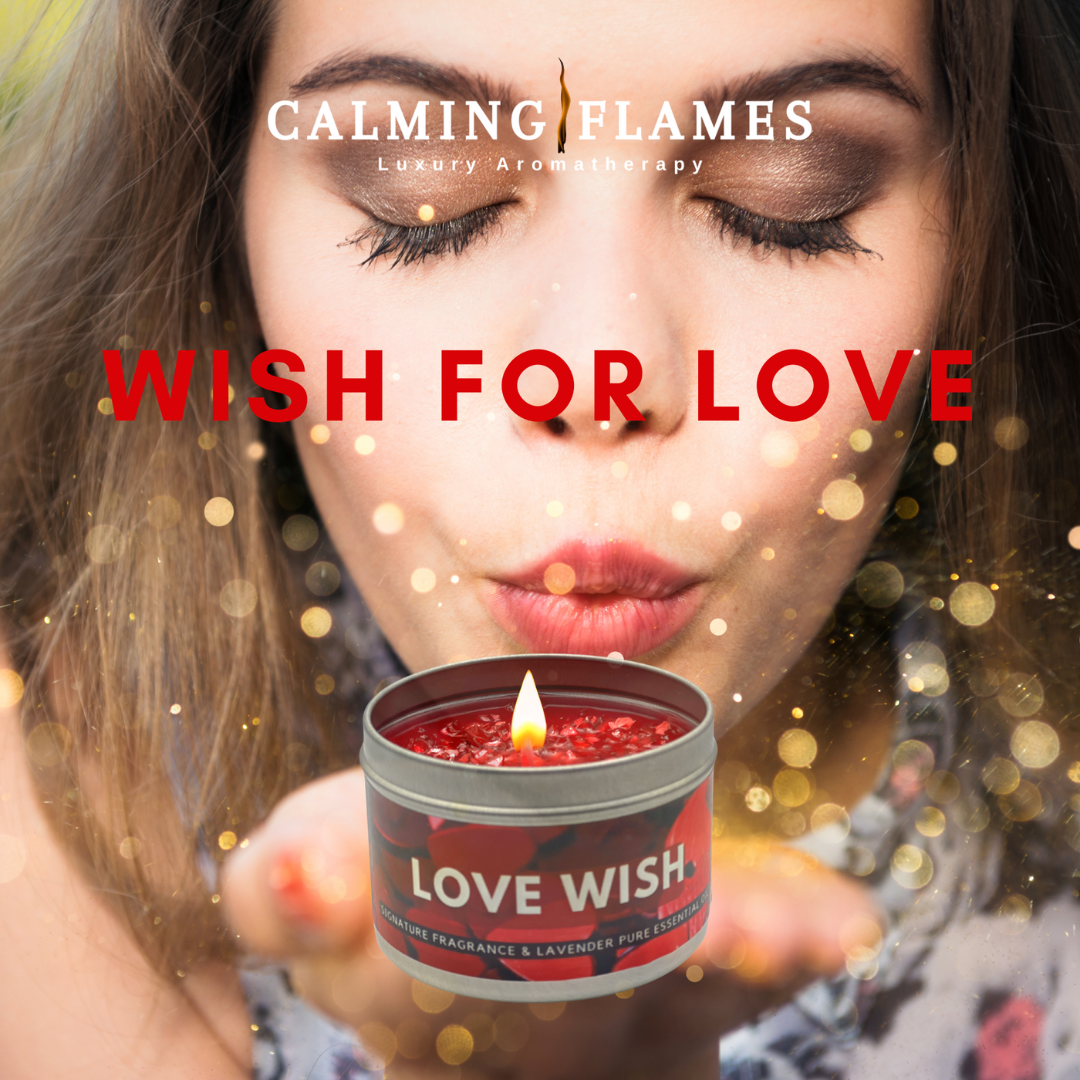 Scented Candle - Lavender "Love Wish" Aromatherapy Candles