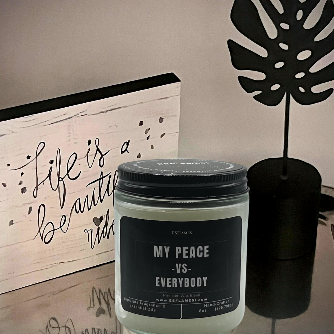 Peace Candle - Scented Candles - Aromatherapy Candles - Essential Oil Candles - vs Everybody