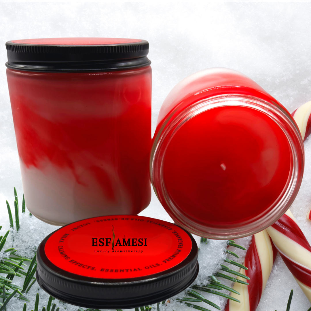 scented candles, eucalyptus candles, peppermint candles, aromatherapy candles, long lasting candles, home fragrance candles