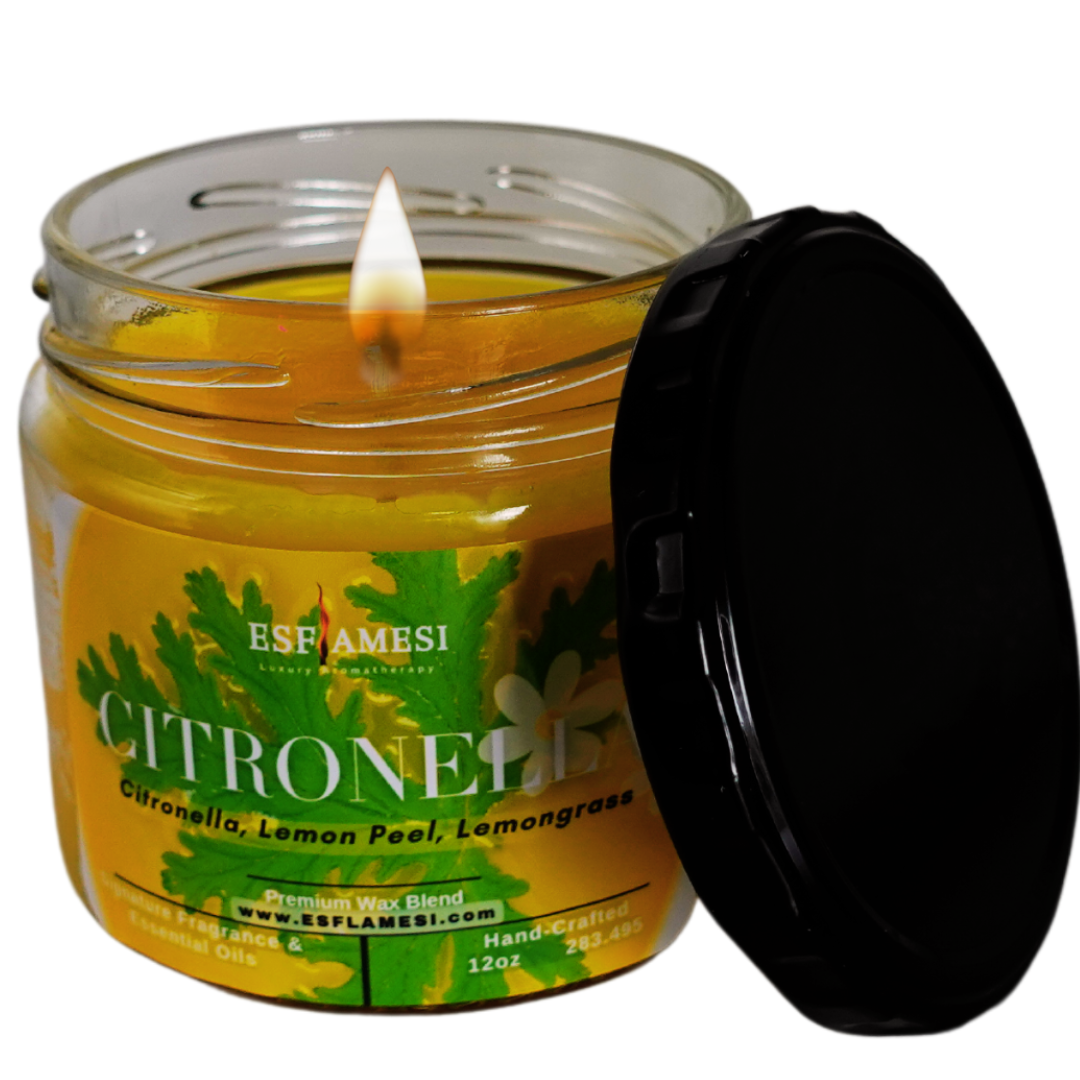 Scented Candles | CITRONELLA Scent | Outdoor Candle | Handcrafted