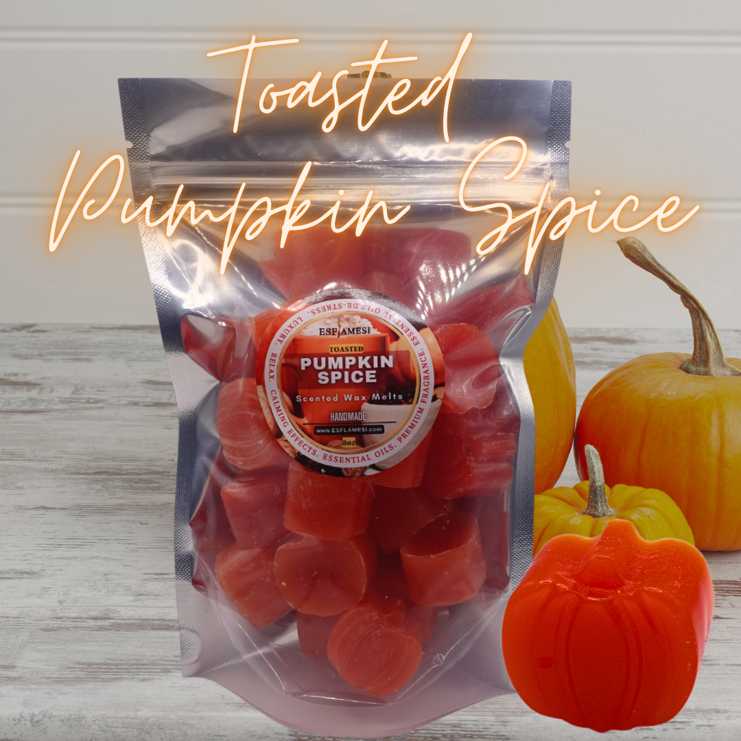 Toasted Pumpkin Spice Wax Melts | Strongly Scented (8oz Bag)