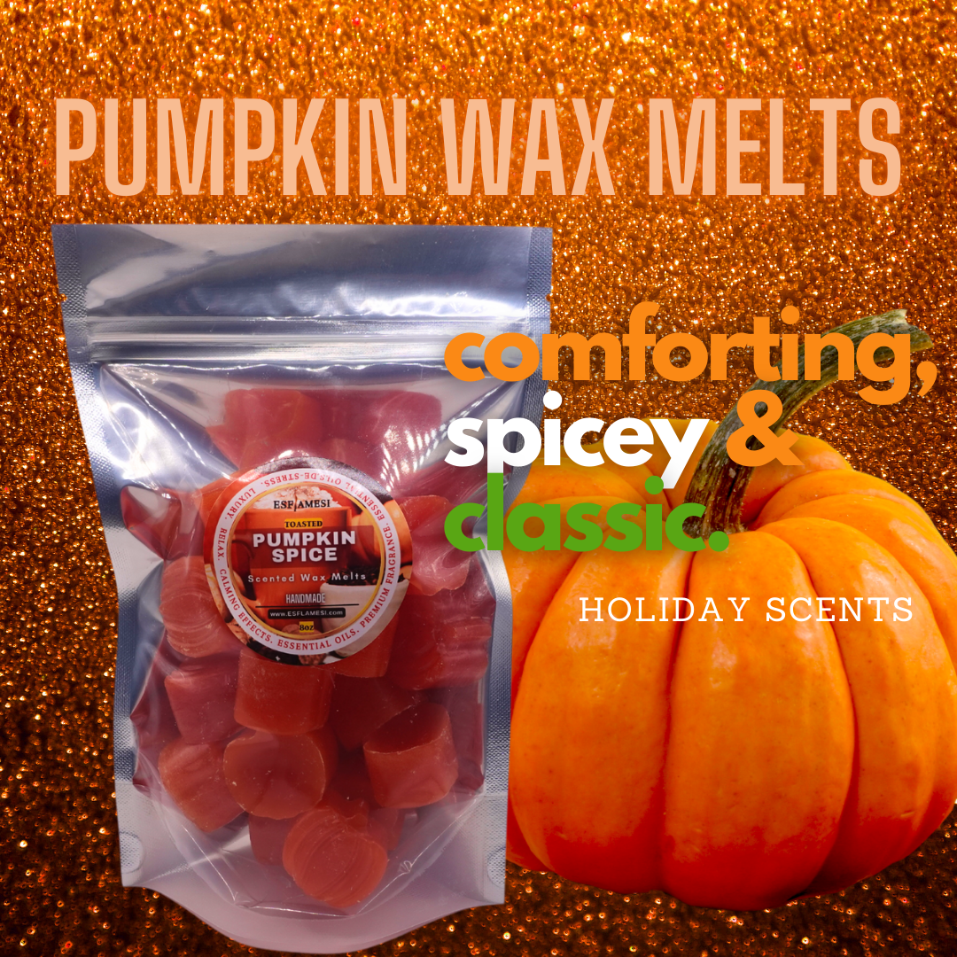 Toasted Pumpkin Spice Wax Melts | Strongly Scented (8oz Bag)